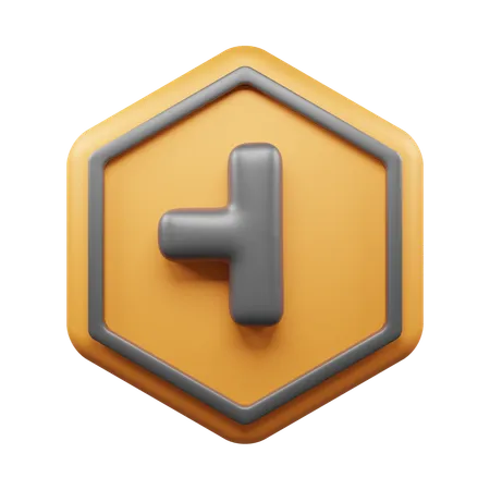 Two Way  3D Icon