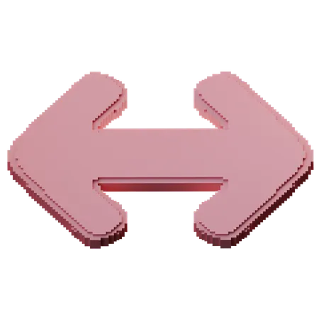 Two Way Arrow  3D Icon