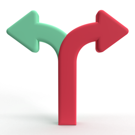 Two Way Arrow  3D Icon