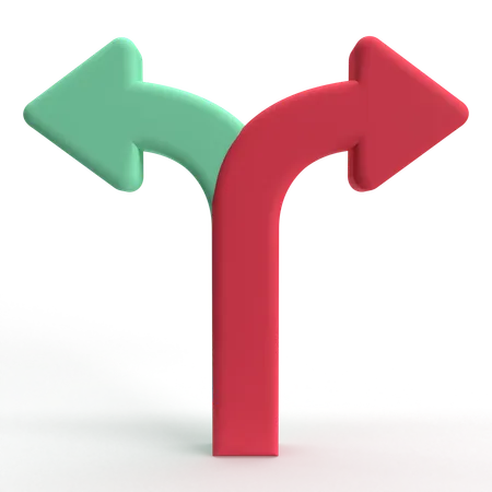 Two Way Arrow  3D Icon