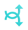 Two Way Curve Arrow