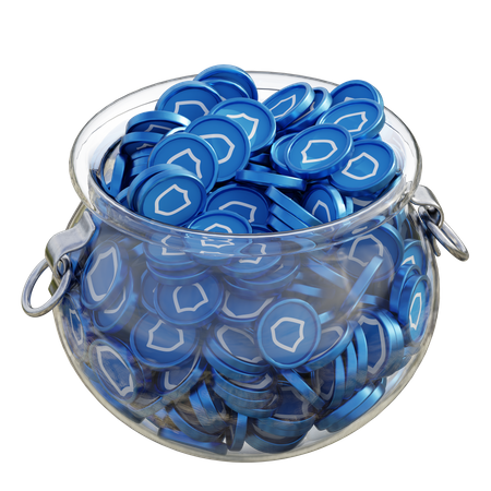 Twt Clear Glass Pot  3D Icon