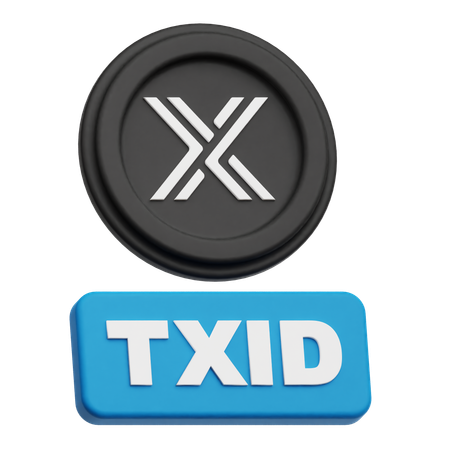 변경 불가능한 txid  3D Icon