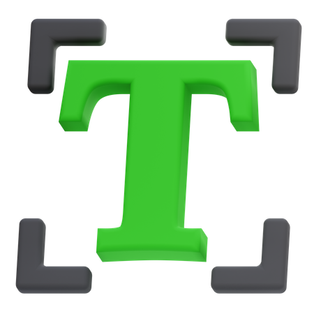 Type Tool  3D Icon