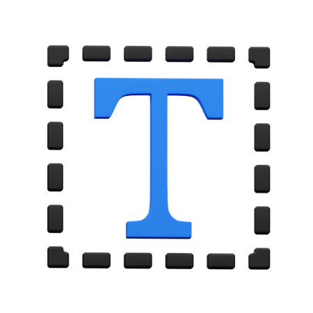 Type Tool  3D Icon