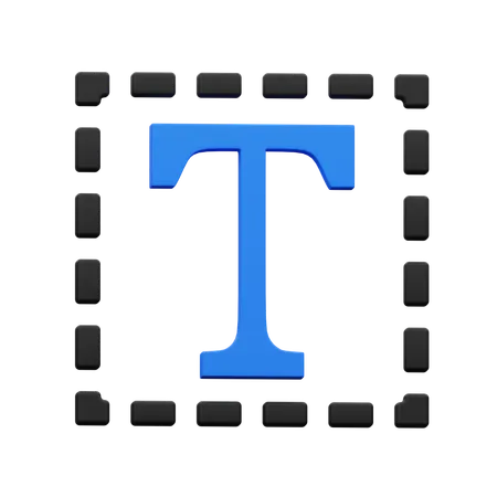 Type Tool  3D Icon