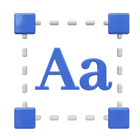 Type Tool  3D Icon