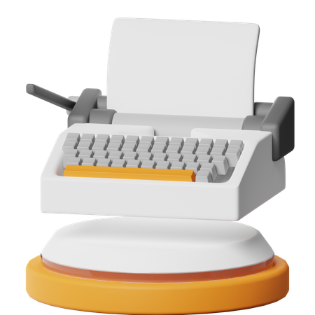 Typemachine  3D Icon