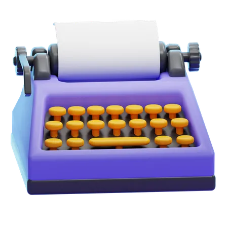 TYPEWRITER  3D Icon