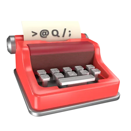 16 3D Typewriter Illustrations - Free in PNG, BLEND, GLTF - IconScout