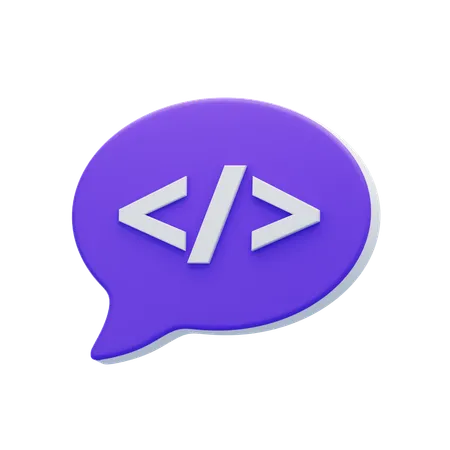 Typing Chat Bubble  3D Icon