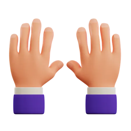 typing hand gesture