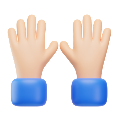 Typing Hand Gesture 3D Icon