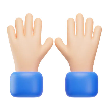 Typing Hand Gesture 3D Icon