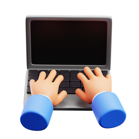 Typing Hand Gestures  3D Icon