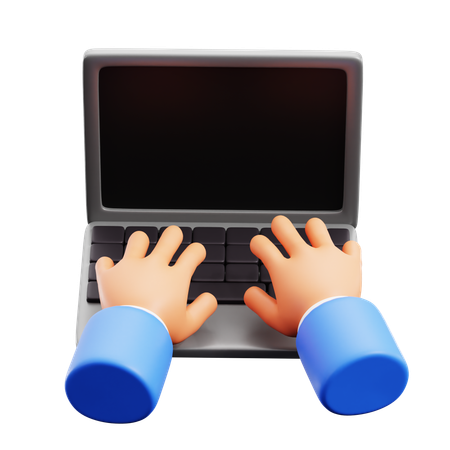 Typing Hand Gestures  3D Icon