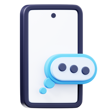 타이핑 표시기  3D Icon
