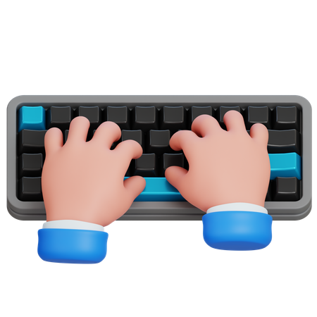 Typing Keyboard  3D Icon