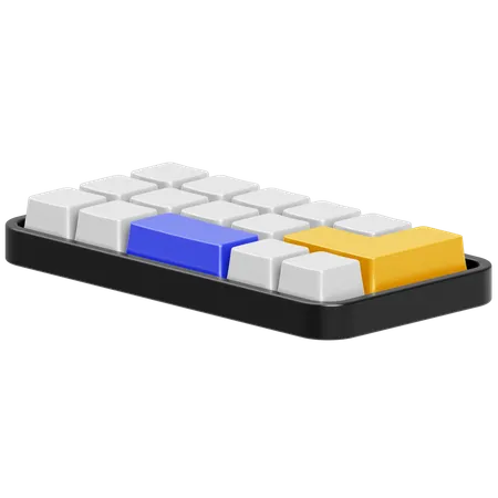Typing Keyboard 3D Icon