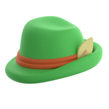 Tyrolean Hat  3D Icon