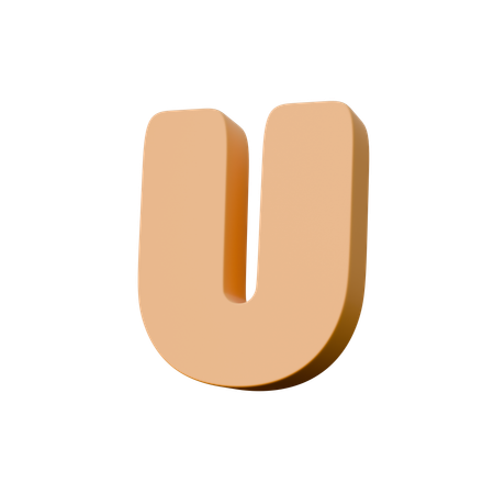 U  3D Icon