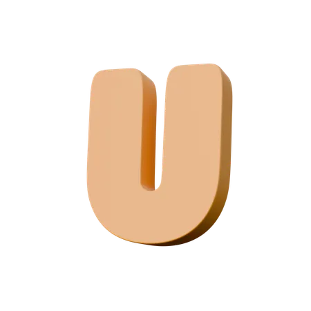 U  3D Icon