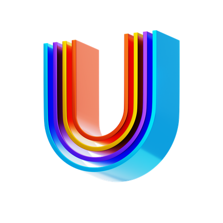 U  3D Icon