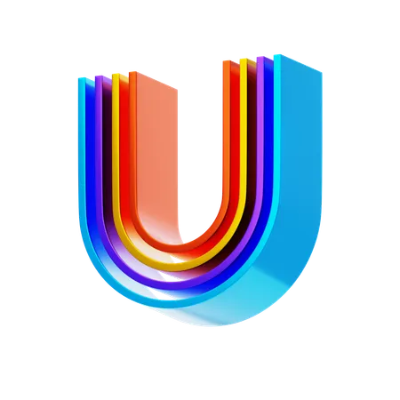 U  3D Icon