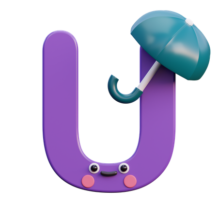 U  3D Icon