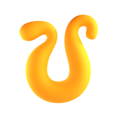 U  3D Icon