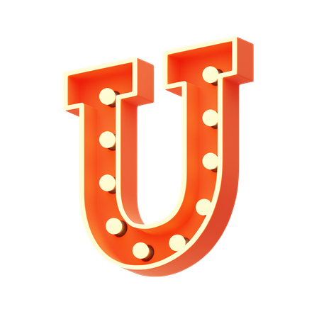 U  3D Icon