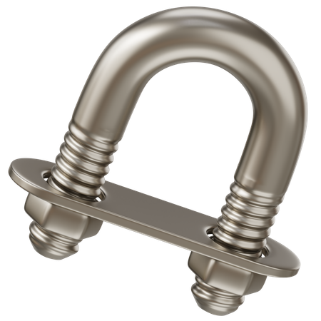 U Bolt  3D Icon