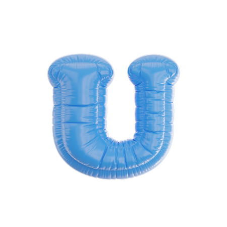 U Inflated  3D Icon