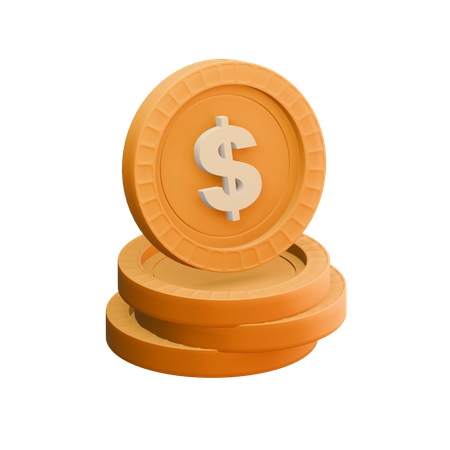 U S dollar  3D Icon