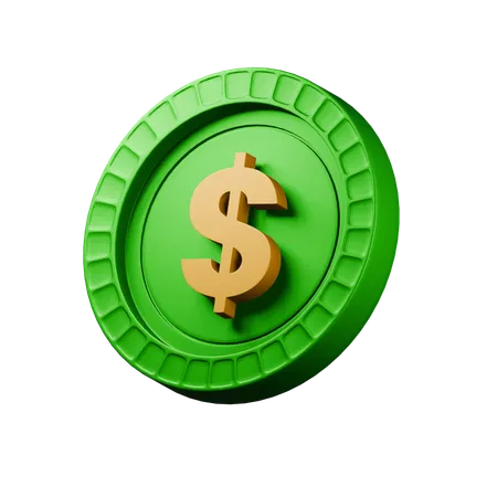 U S dollar  3D Icon