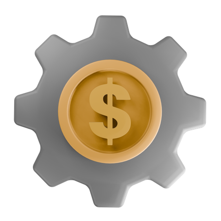 U S dollar  3D Icon