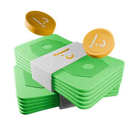 UAE dirham  3D Icon