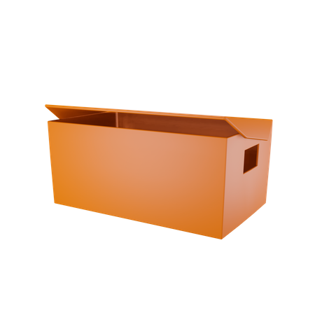 Überlappende Box  3D Illustration