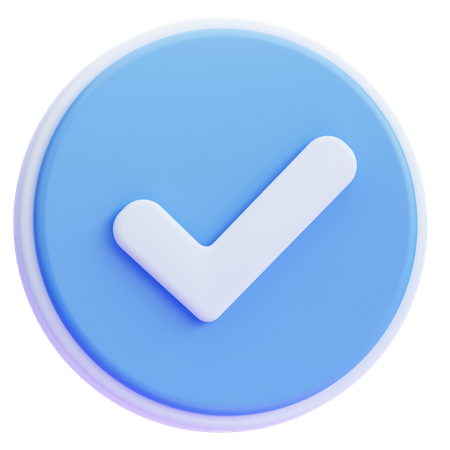 Überprüfen  3D Icon