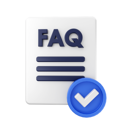 FAQ-Datei überprüfen  3D Icon