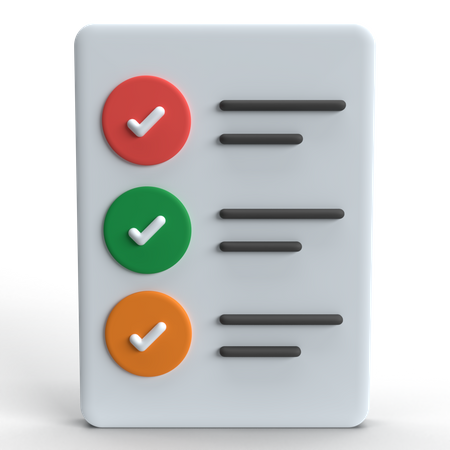Überprüfung  3D Icon