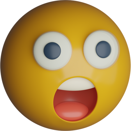 Überrascht  3D Icon