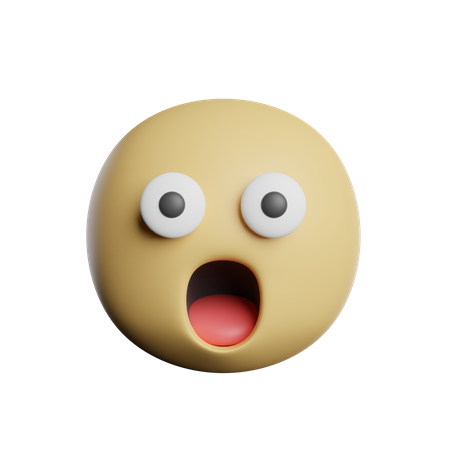Überrascht  3D Icon