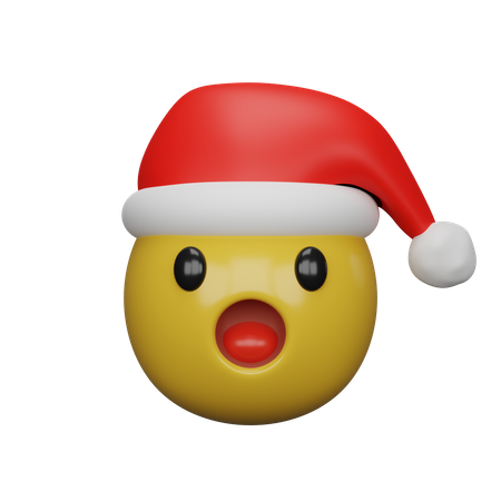 Überraschtes Emoji  3D Emoji