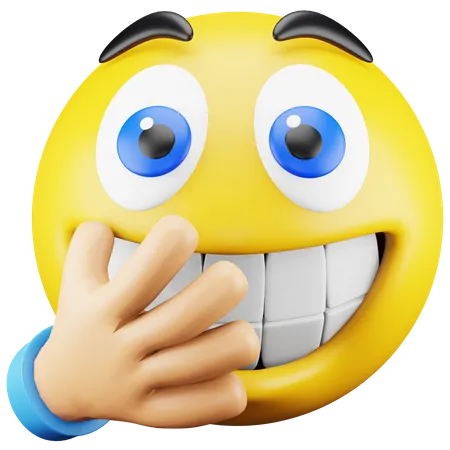 Überraschte Hand Emoji  3D Icon