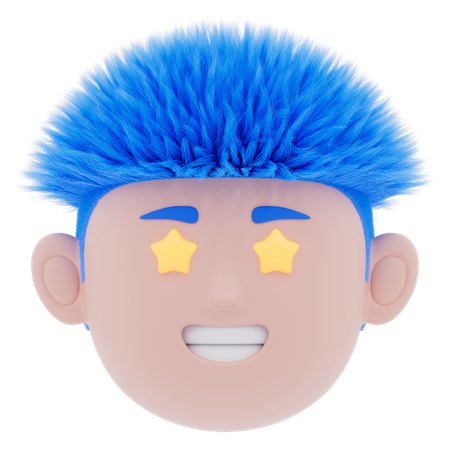 Überraschtes Gesicht  3D Icon