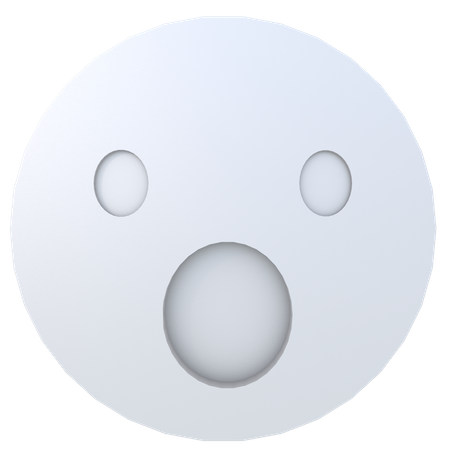 Überraschungs-Emoji  3D Illustration