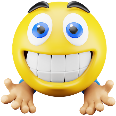 Überraschungshand-Emoji  3D Icon