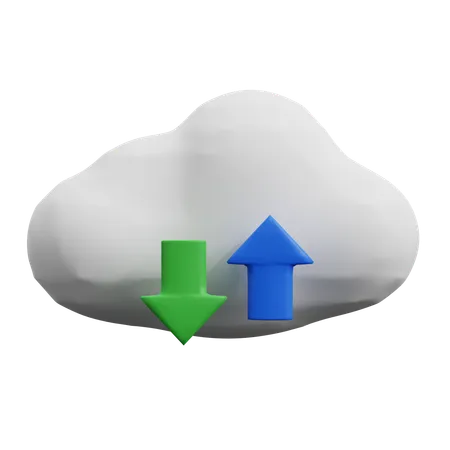 Übertragen von Daten  3D Icon