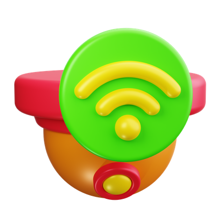 Überwachungskamera  3D Icon